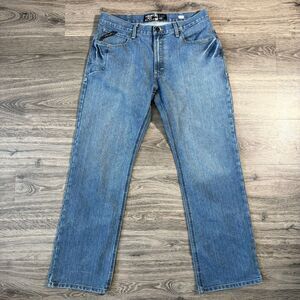 Ariat Jeans M4 Rebar Relaxed Boot Cut Medium Wash Denim 5 Pocket Men's 35x34